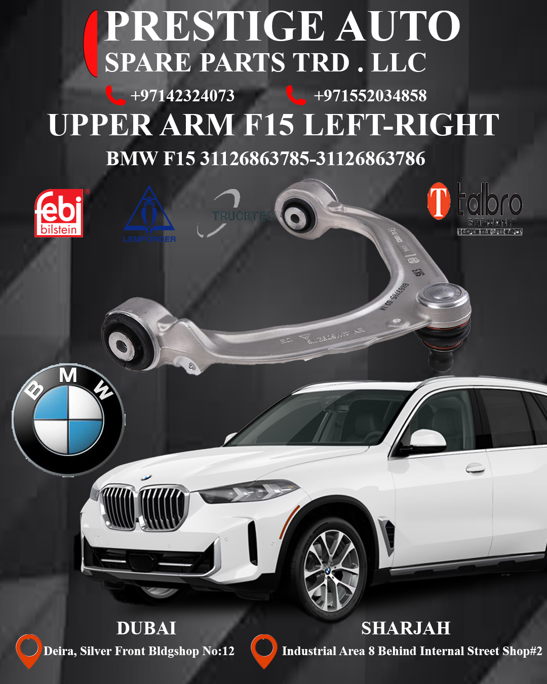 UPPER ARM F15 LEFT-RIGHT